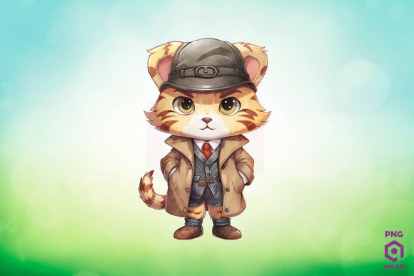 Download Detective Tiger Clipart PNG - Tiger Collection
