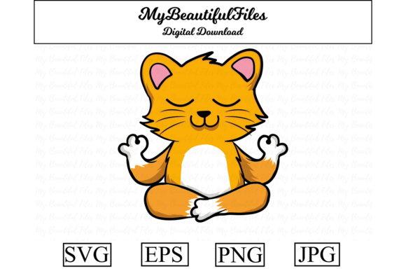 Download Yoga Cat Cartoon - Car Collection