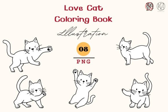 Download Cute Cat Cartoon Coloring8 PNG - Car Collection