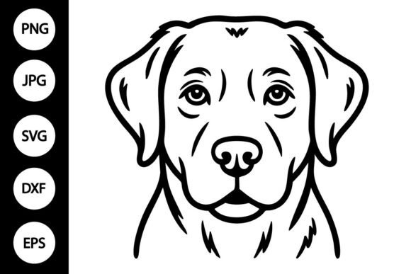 Download Labrador Retriever Dog Face SVG - Labrador retriever dog Collection