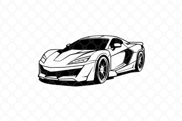 Download Sports Car SVG, Car Silhouette SVG, 052 - Car Collection