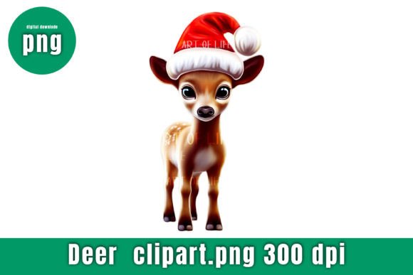 Download Little Deer Cartoon Painting, 3d Style - Car Collection