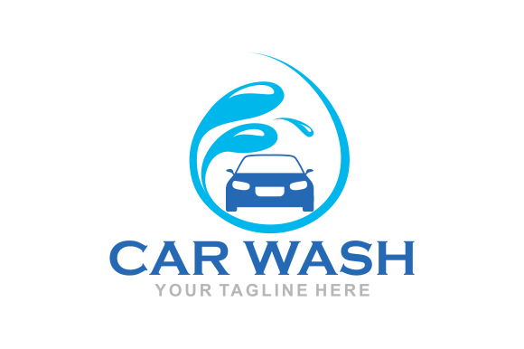 Download Flat Car Wash Logo Background. Best Logo - Flat car Collection