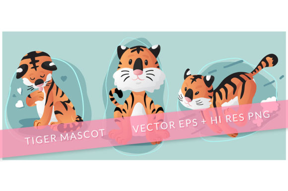 Download Little Tiger Vector Illustration - Tiger Collection