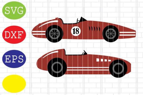 Download Vintage Car Svg, Retro Race Car Svg Eps - Car Collection