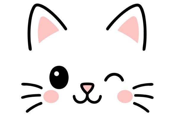 Download Cartoon Cat Face Vector - Car Collection