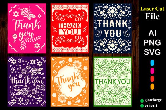 Download Thank You Card SVG Cut Files Bundle - Car Collection