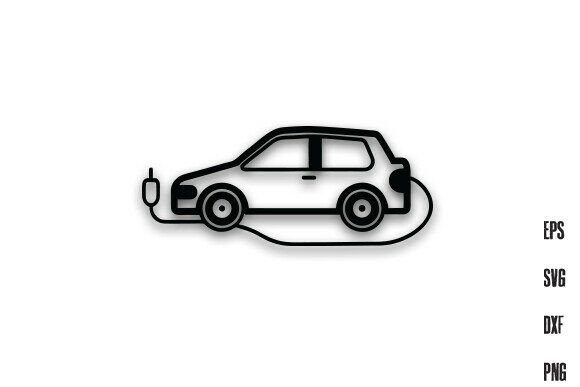 Download Electronic Car Line Art Silhouette PNG - Car Collection