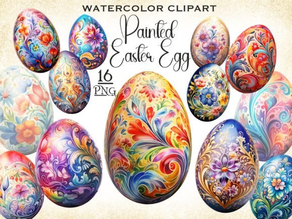 Download Painted Easter Egg PNG Bundle - Premium Resources