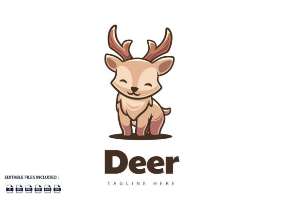 Download Deer Cartoon Illustration Logo - Car Collection
