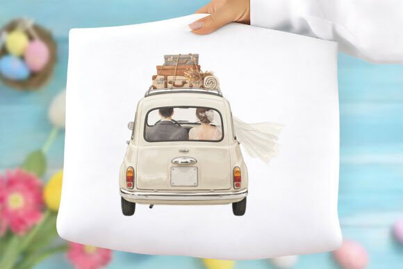 Download Vintage Wedding Car PNG - Car Collection
