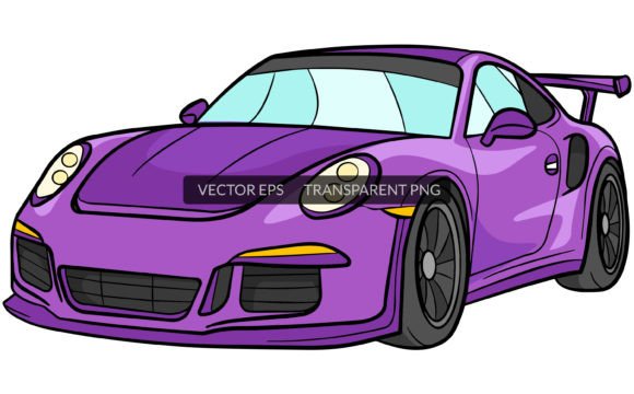 Download Luxury Racing Sport Car Illustration - Premium Bundle