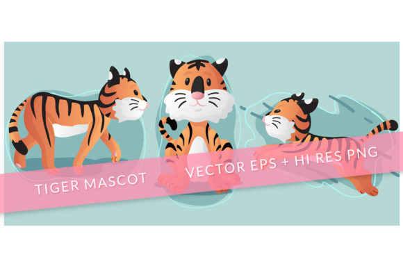 Download Little Tiger Vector Illustration - Tiger Collection